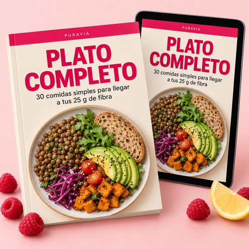 Recetario Plato Completo: 30 comidas con fibra